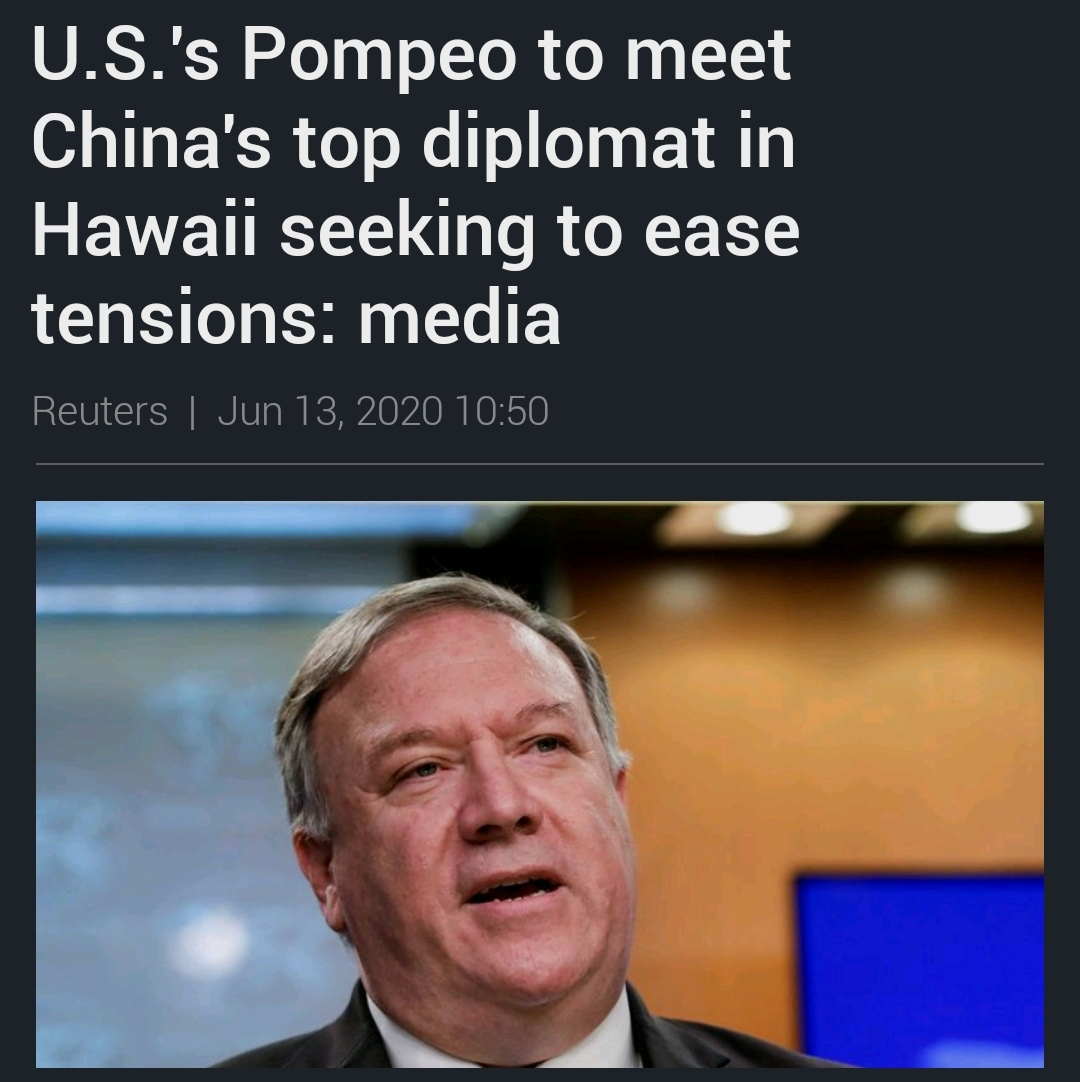 Pompeo a napětí s Čínou