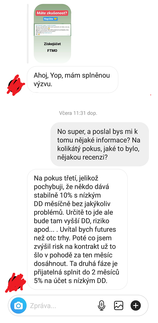 Recenze získejúčet a FTMO | TradeCZ