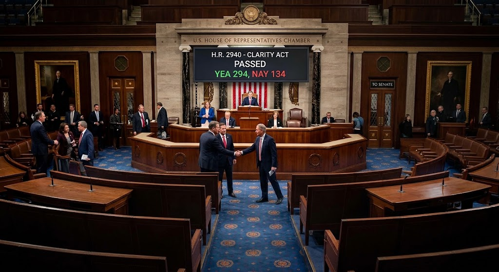 Co je to Clarity Act | TradeCZ